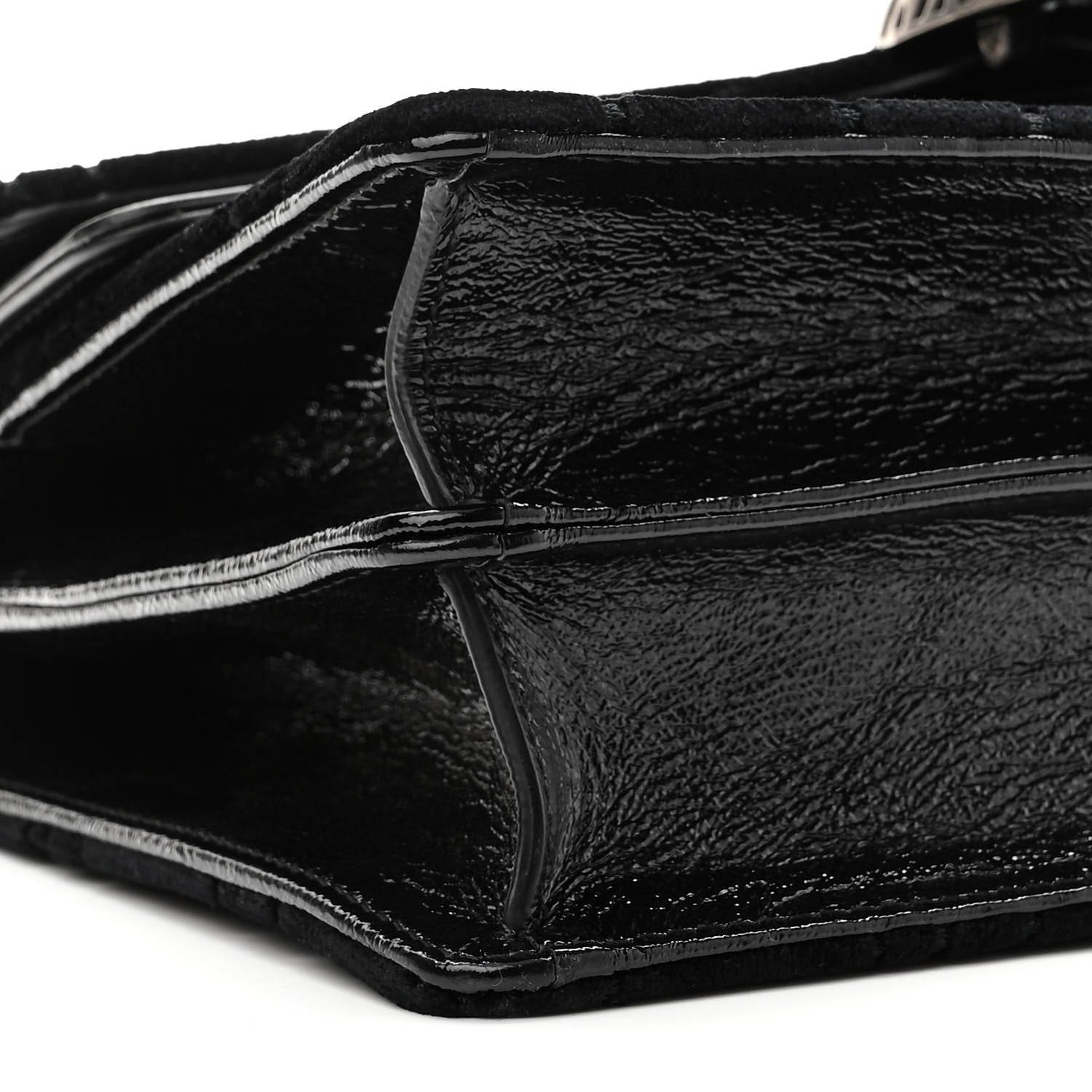 Gucci Velvet GG Monogram Small Dionysus Shoulder Bag Black 9 of 10