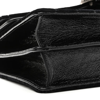 Gucci Velvet GG Monogram Small Dionysus Shoulder Bag Black 9 of 10