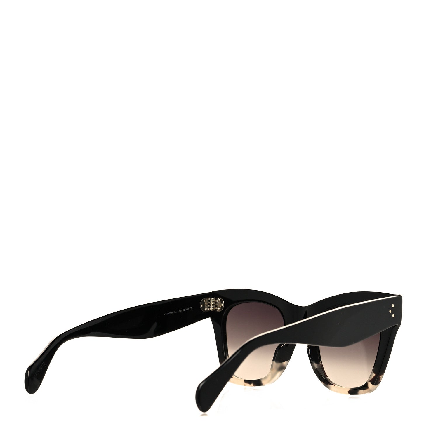 Celine Acetate Cat Eye Sunglasses CL40004I Grey Black 4 of 6