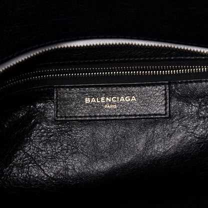 Balenciaga Agneau Logo Printed Carry Tote S Black 8 of 11