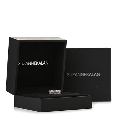 Suzanne Kalan 18K White Gold Short Stack Eternity Band 56 7.75 6 of 6
