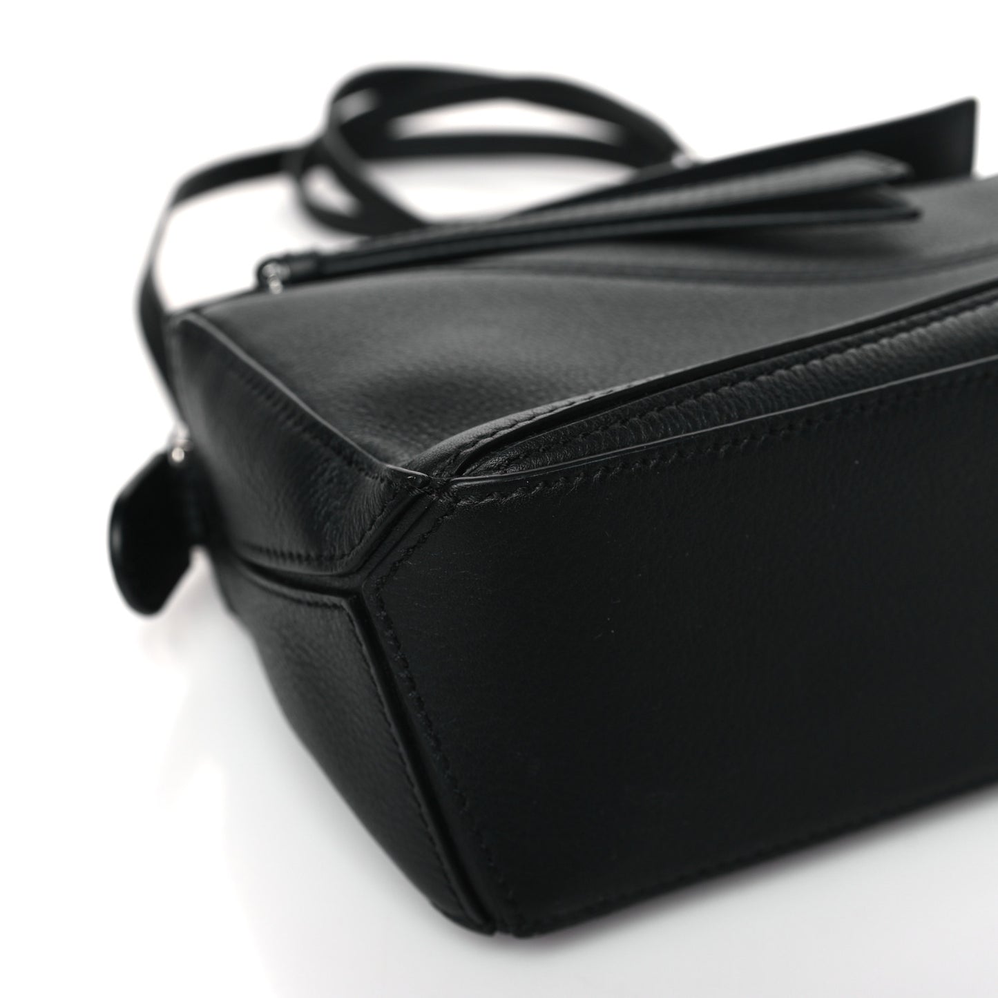 Calfskin Mini Puzzle Bag Black