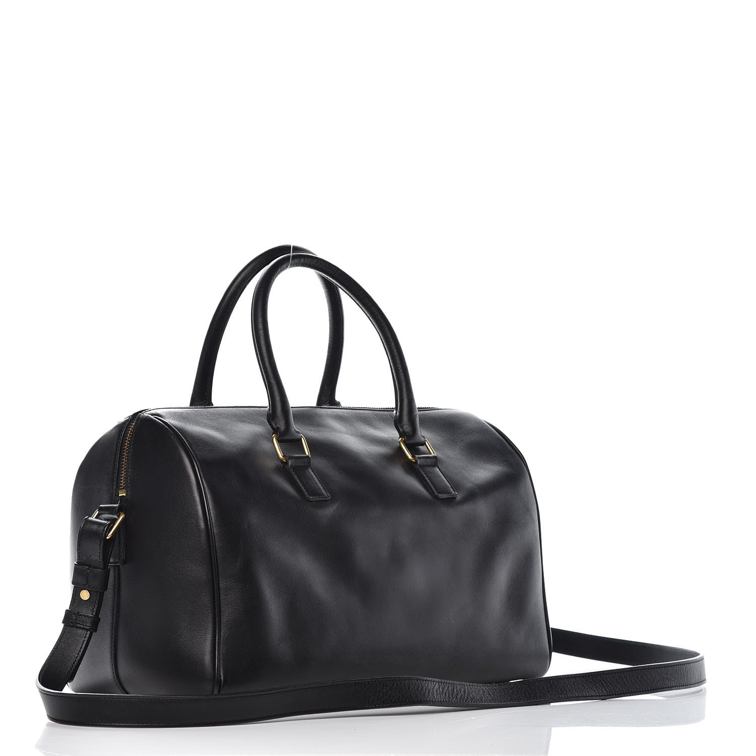 Saint Laurent Calfskin Classic Duffle 6 Black 21 of 36