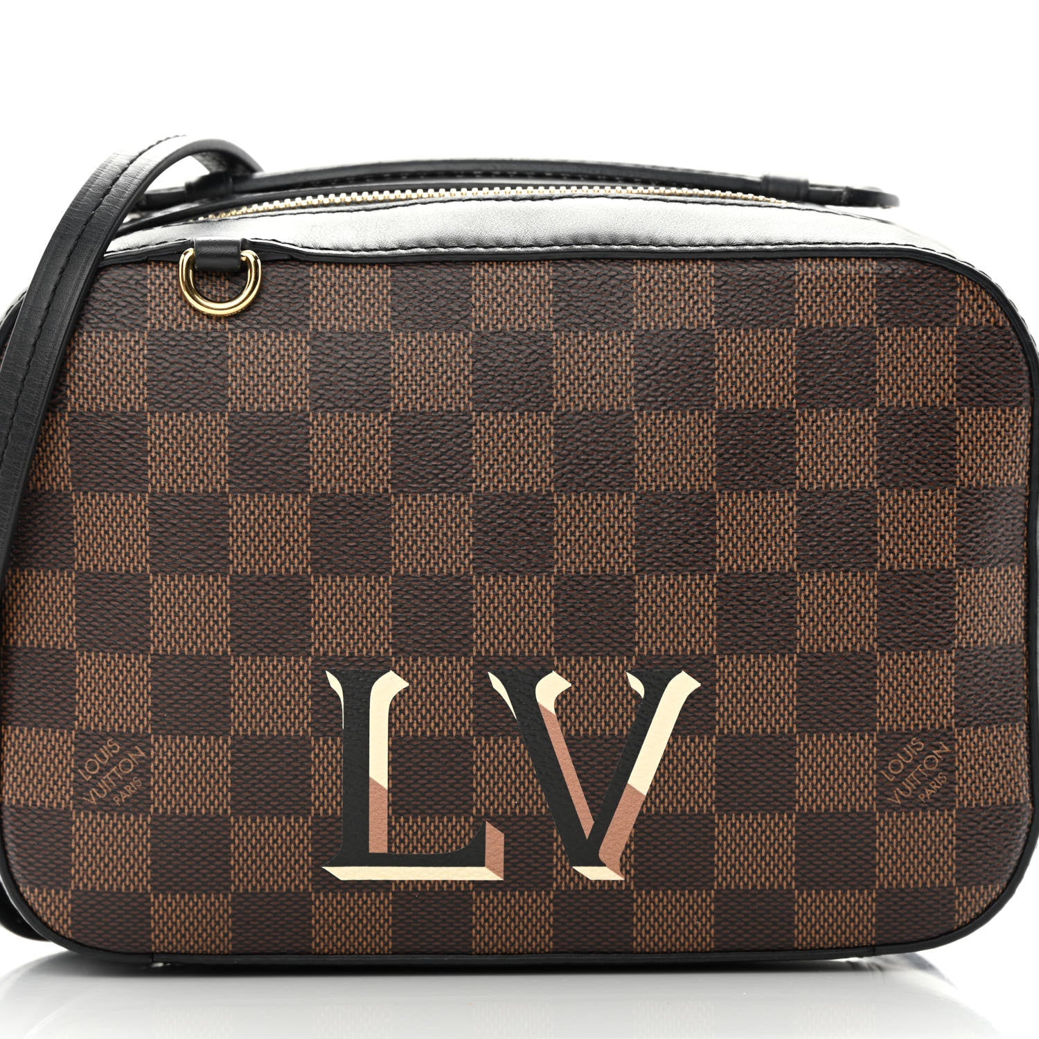 Louis Vuitton Damier Ebene Santa Monica Black 8 of 12