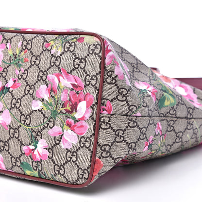 Gucci Soft GG Supreme Monogram Blooms Medium Crossbody Tote Beige Multicolor Dry Rose 8 of 8