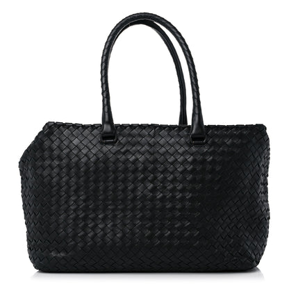 Bottega Veneta Nappa Intrecciato Brick Tote Black 1 of 8