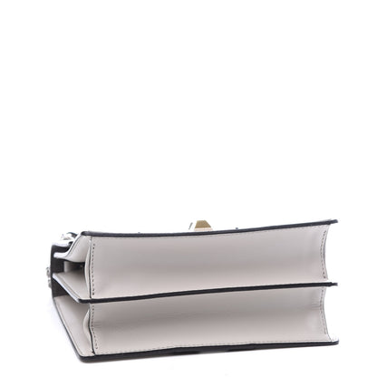 Fendi Vitello Liberty Lucido Catalan Mirror Hypnoteyes Studded Small Kan I Shoulder Bag Grigio Polvere Bordeaux Multicolor 3 of 10