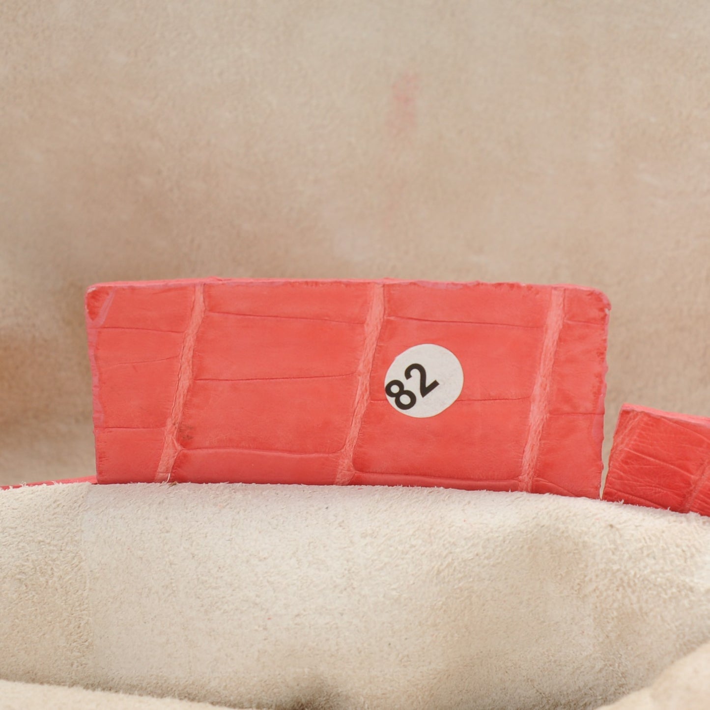 Shiny Crocodile Foldover Clutch Pink