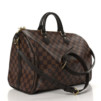 Louis Vuitton Damier Ebene Speedy Bandouliere 35 3 of 10