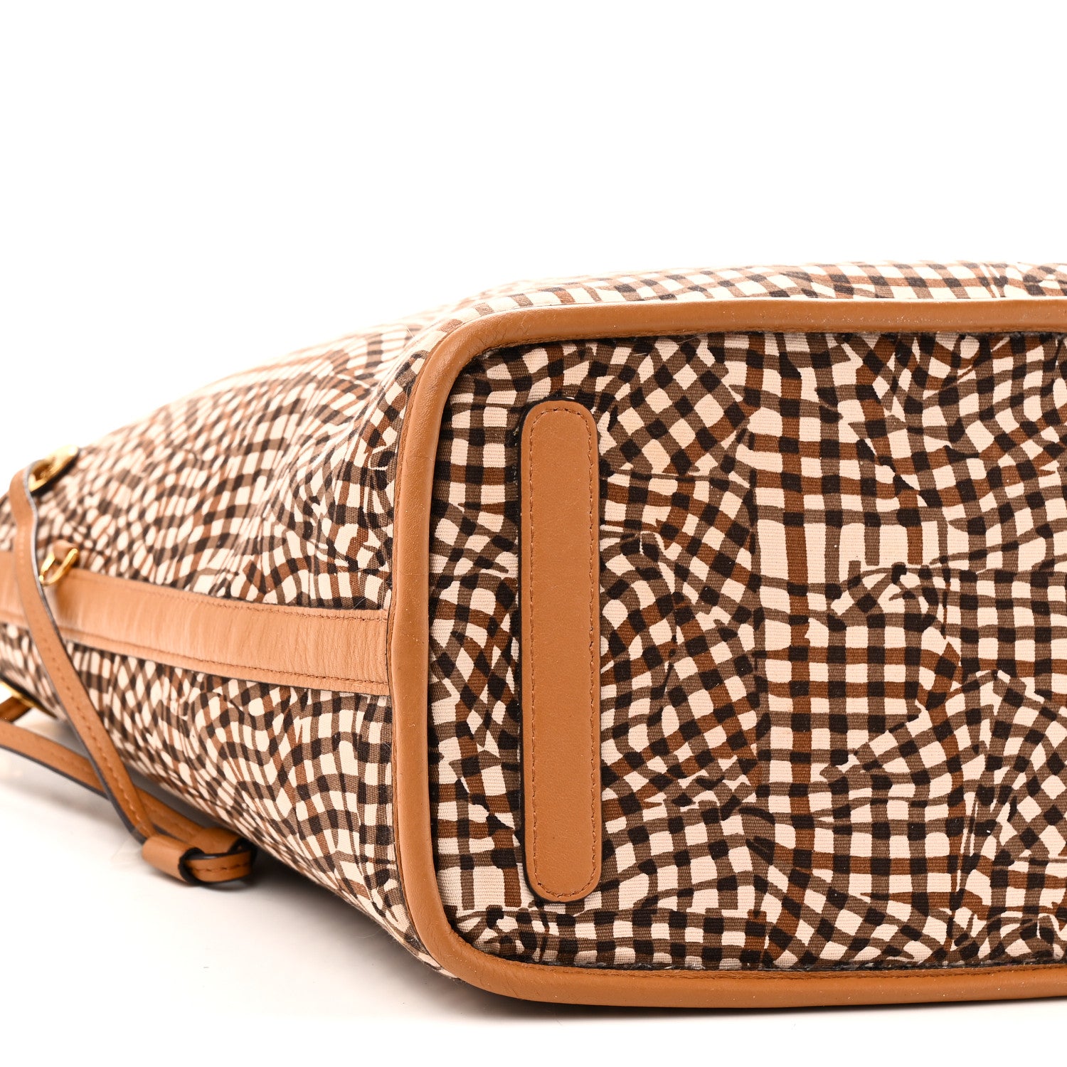MCM Visetos Medium Liz Reversible Shopper Tote Cognac 13 of 15