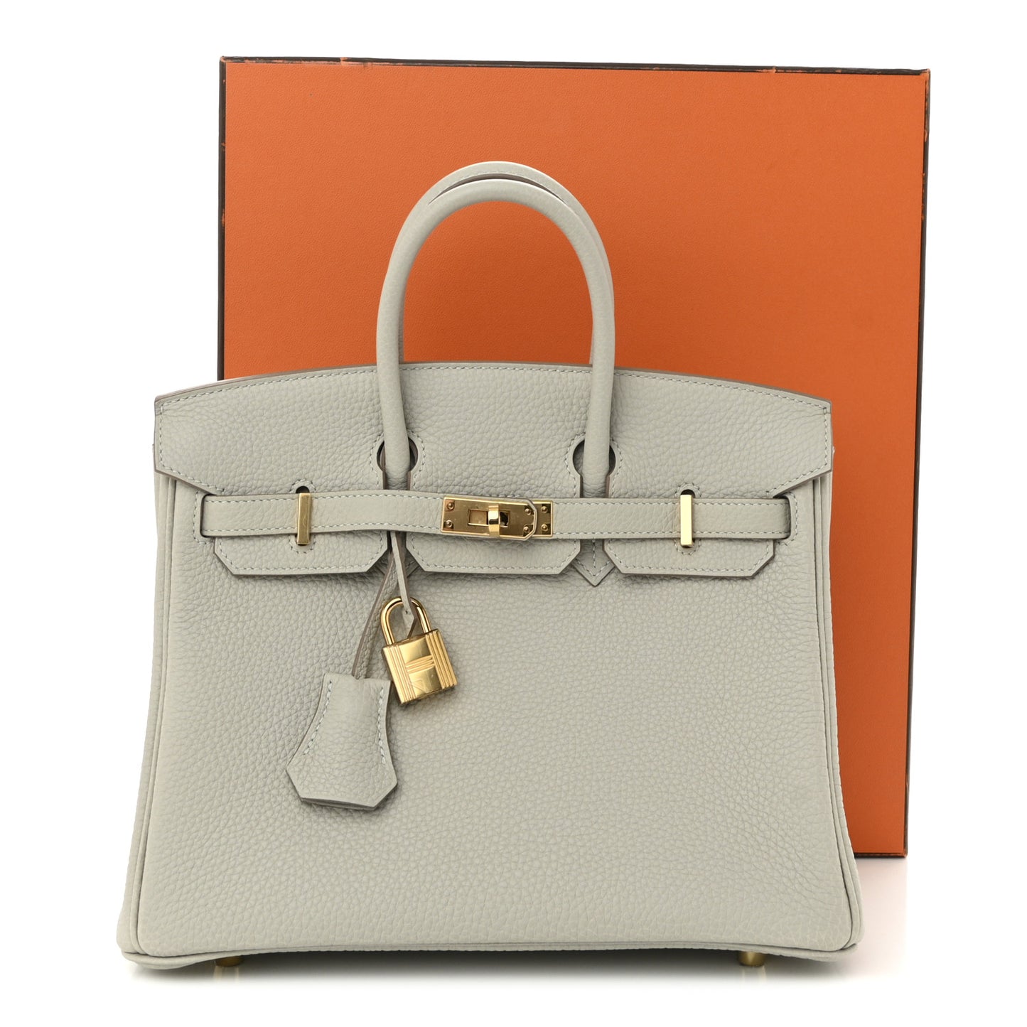 Togo Birkin 25 Gris Pale