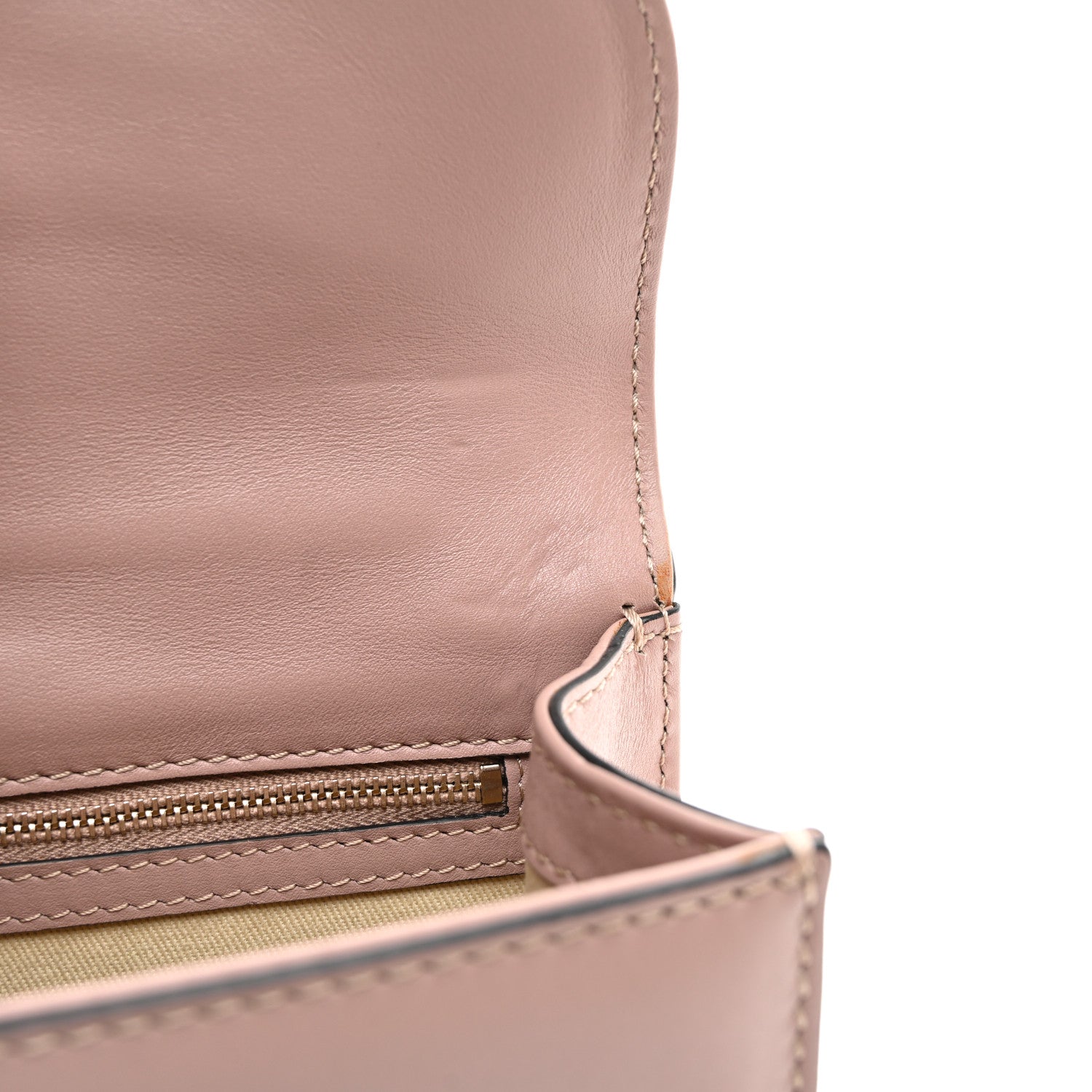 Valentino Garavani Vitello Small Glam Lock Rockstud Flap Poudre 10 of 10