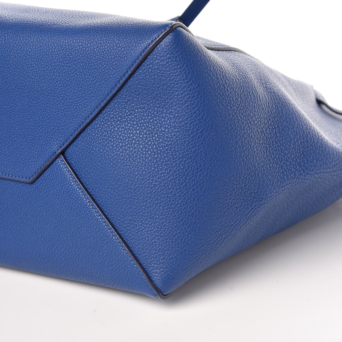 Soft Grained Calfskin Small Belt Cabas Lazuli