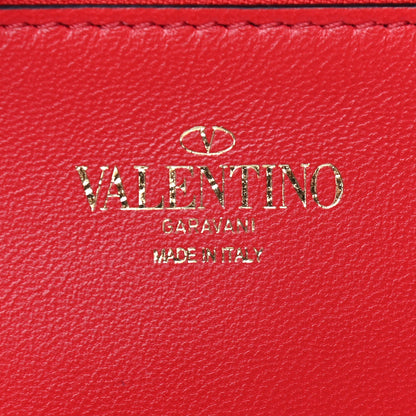 Valentino Garavani Suede Calfskin Rockstud Tote Maleficio 7 of 13