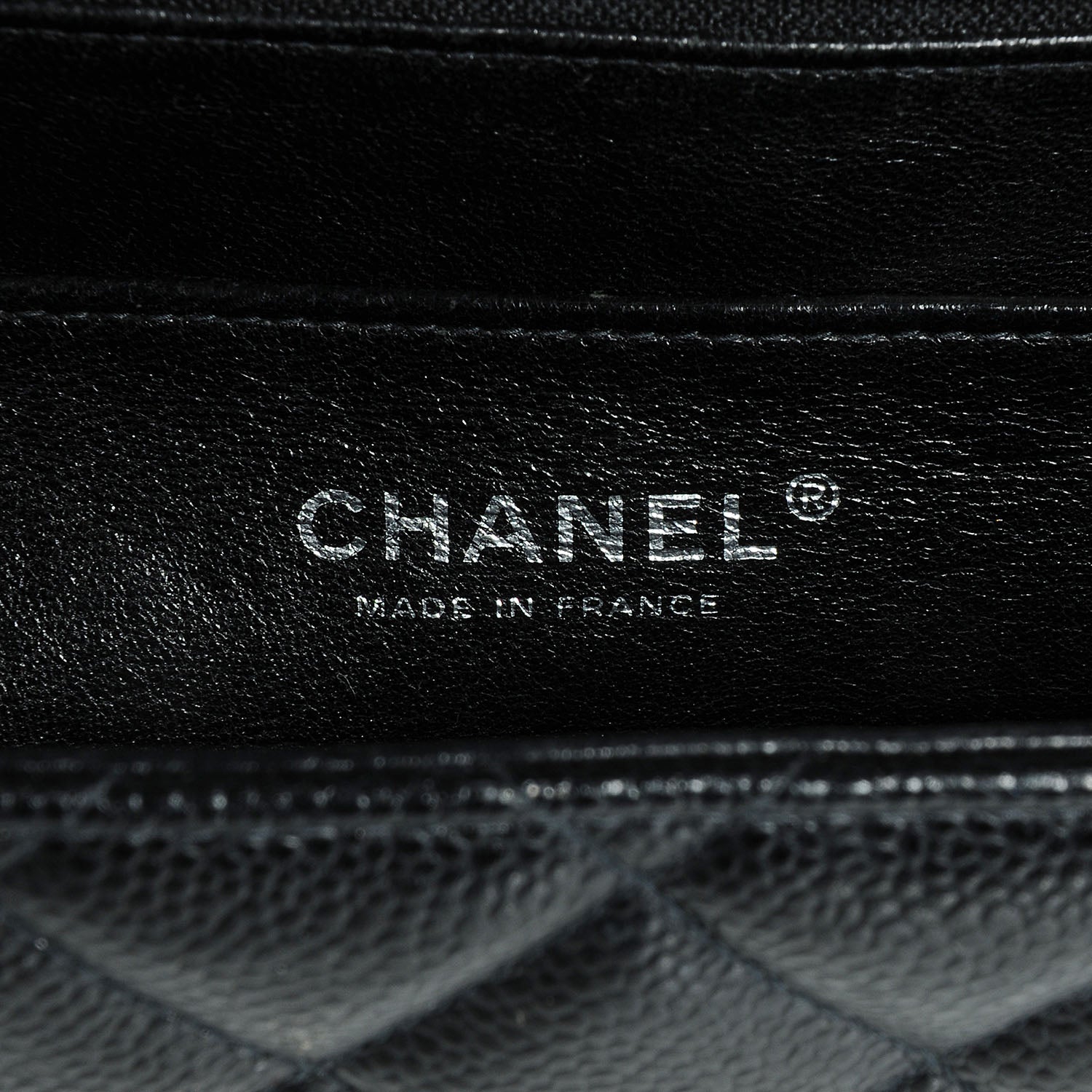 Chanel Caviar Jumbo Single Flap Black 8 of 9