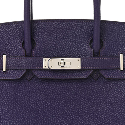 Hermes Togo Birkin 30 Iris 14 of 19