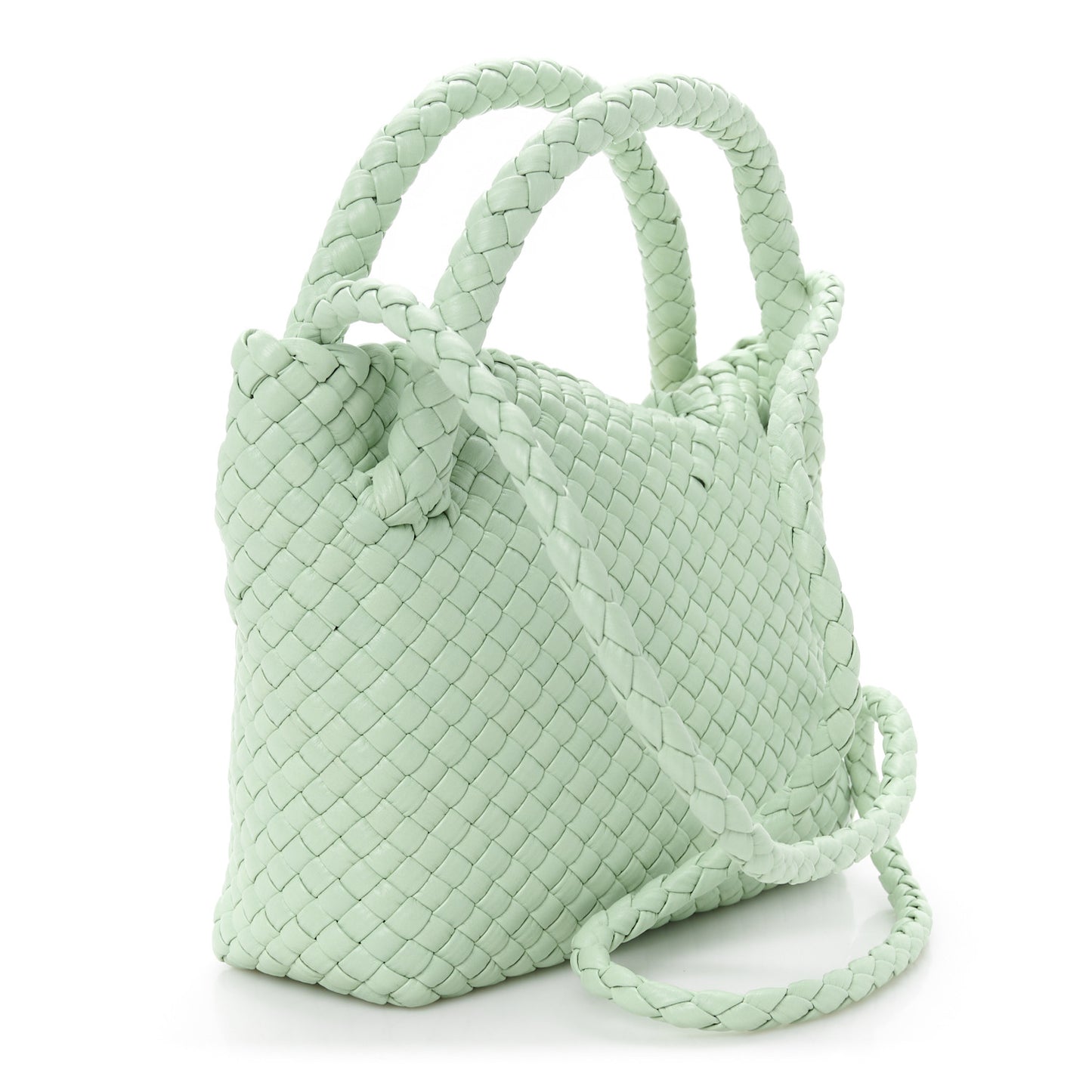 Calfskin Intreccio Mini Tosca Sage