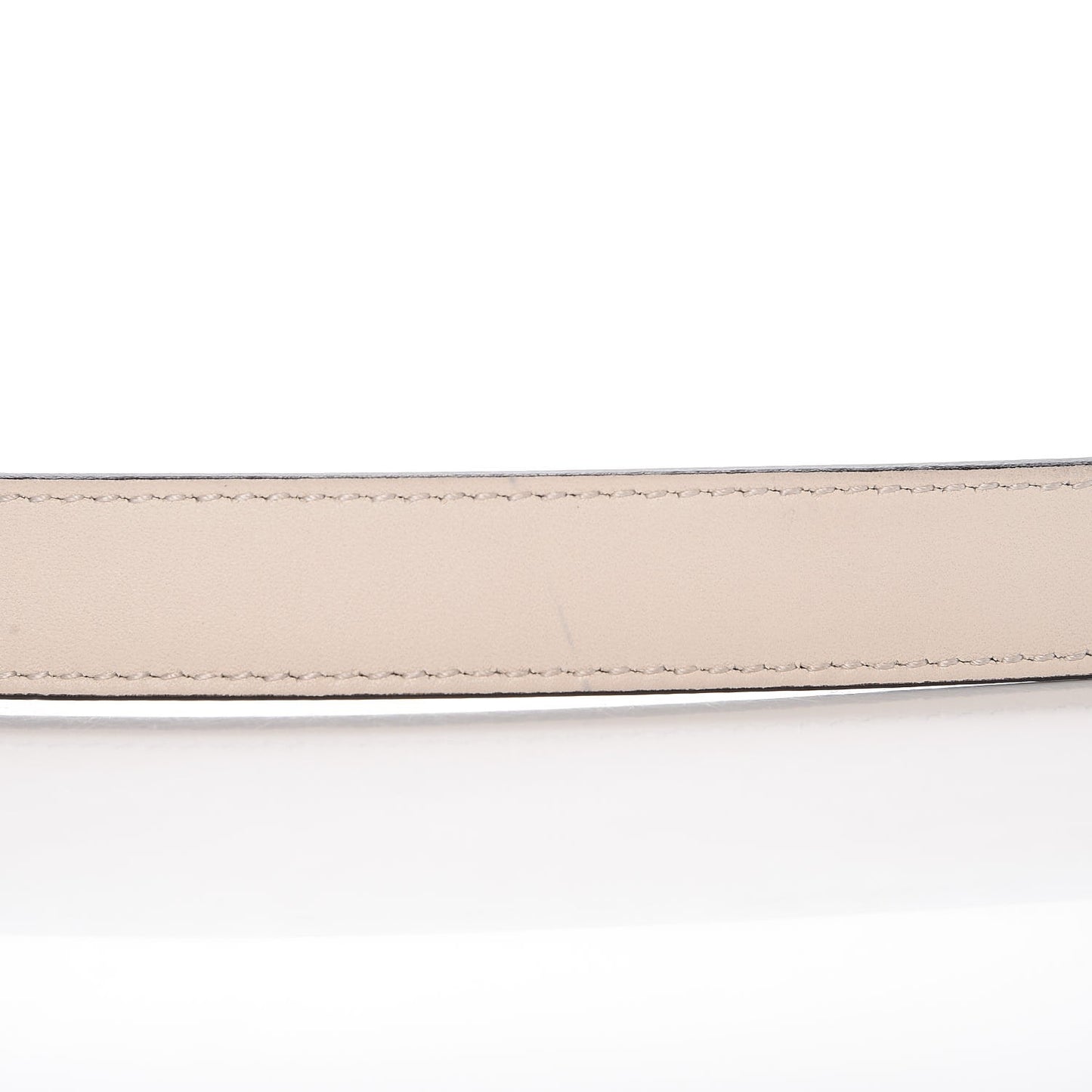 Calfskin Double G 20mm Belt 65 25 Mystic White