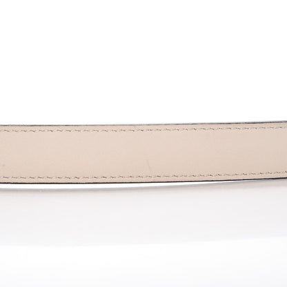 Gucci Calfskin Double G 20mm Belt 65 25 Mystic White 7 of 7