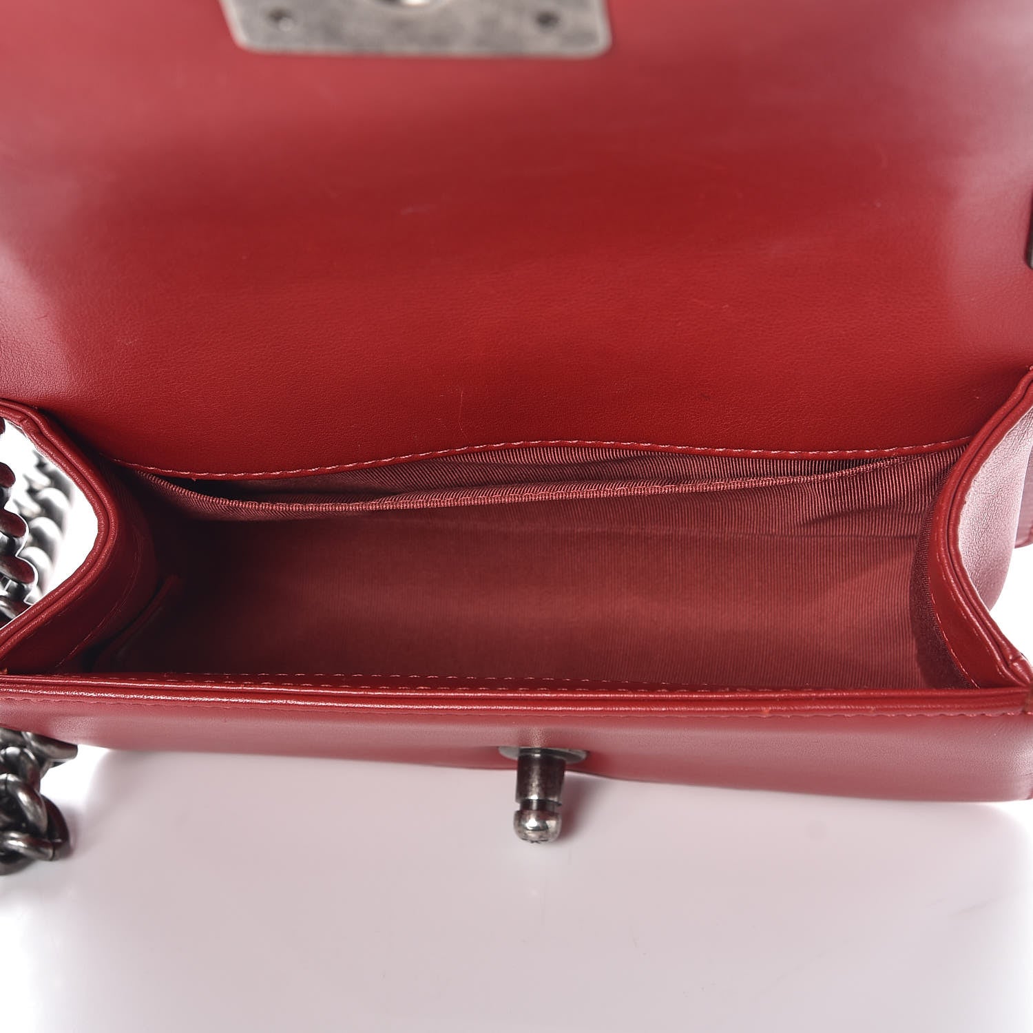 Chanel Calfskin Quilted Small Boy Flap Red 7 of 10