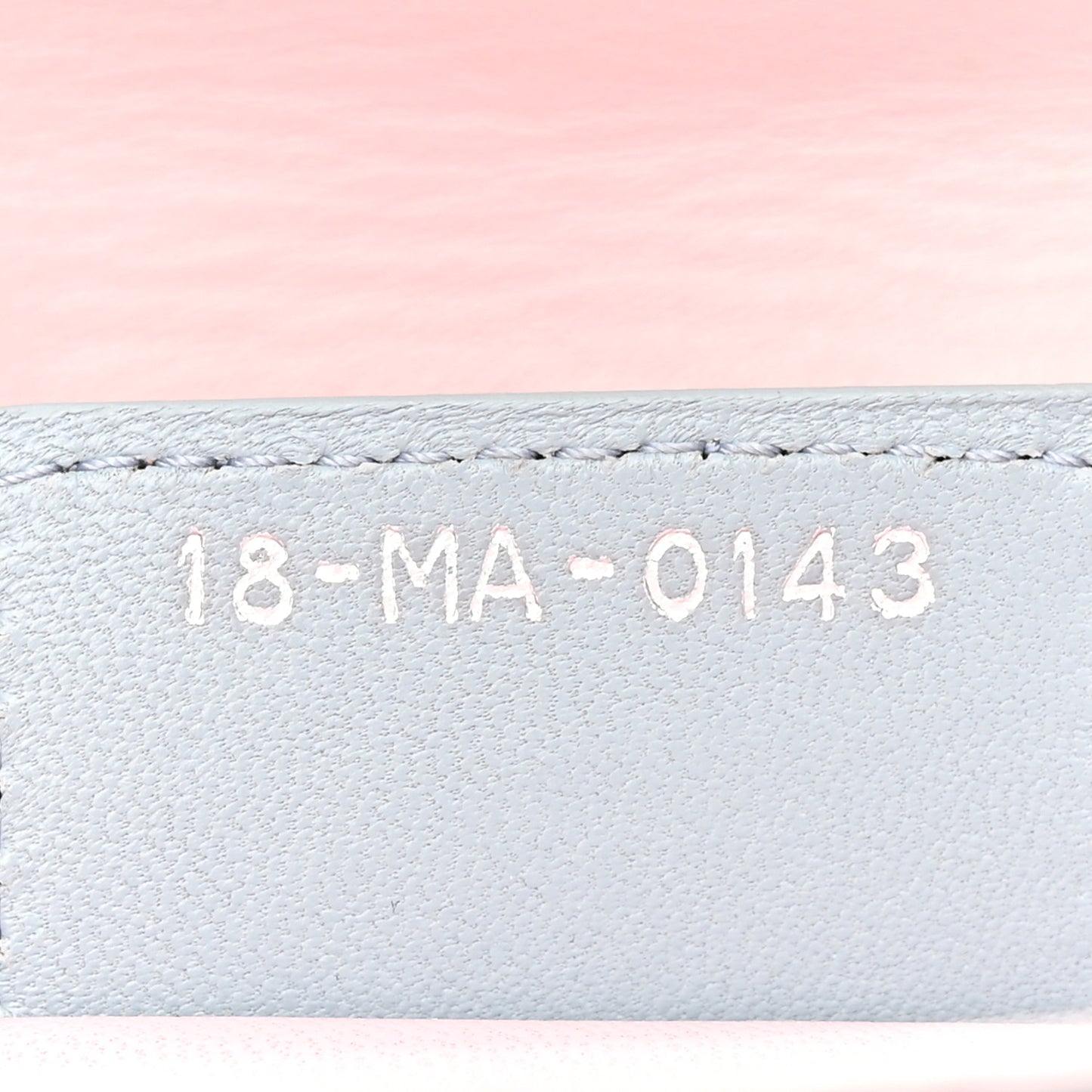 Lambskin Cannage Large Tri-Color Lady Dior Grey Blue Pink