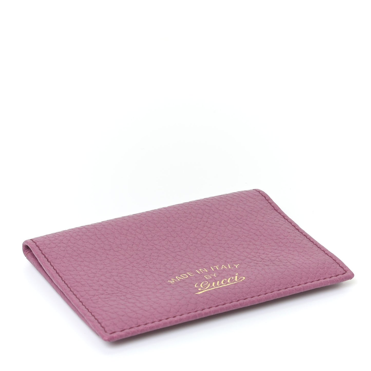 Dollar Calfskin Swing Train Pass Card Case Peonia Flower