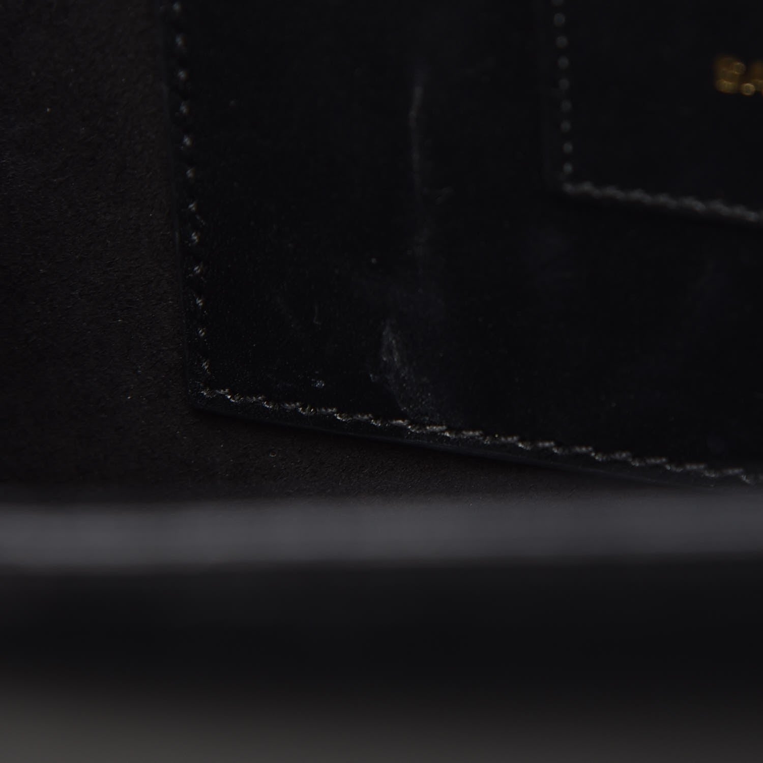 Saint Laurent Smooth Calfskin Medium Classic Monogram Kate Tassel Satchel Black 10 of 10