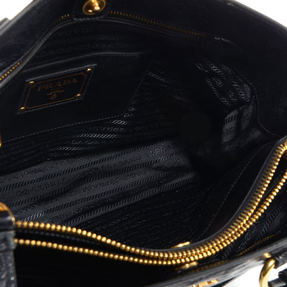 Prada Vitello Shine Tote Nero Black 7 of 12