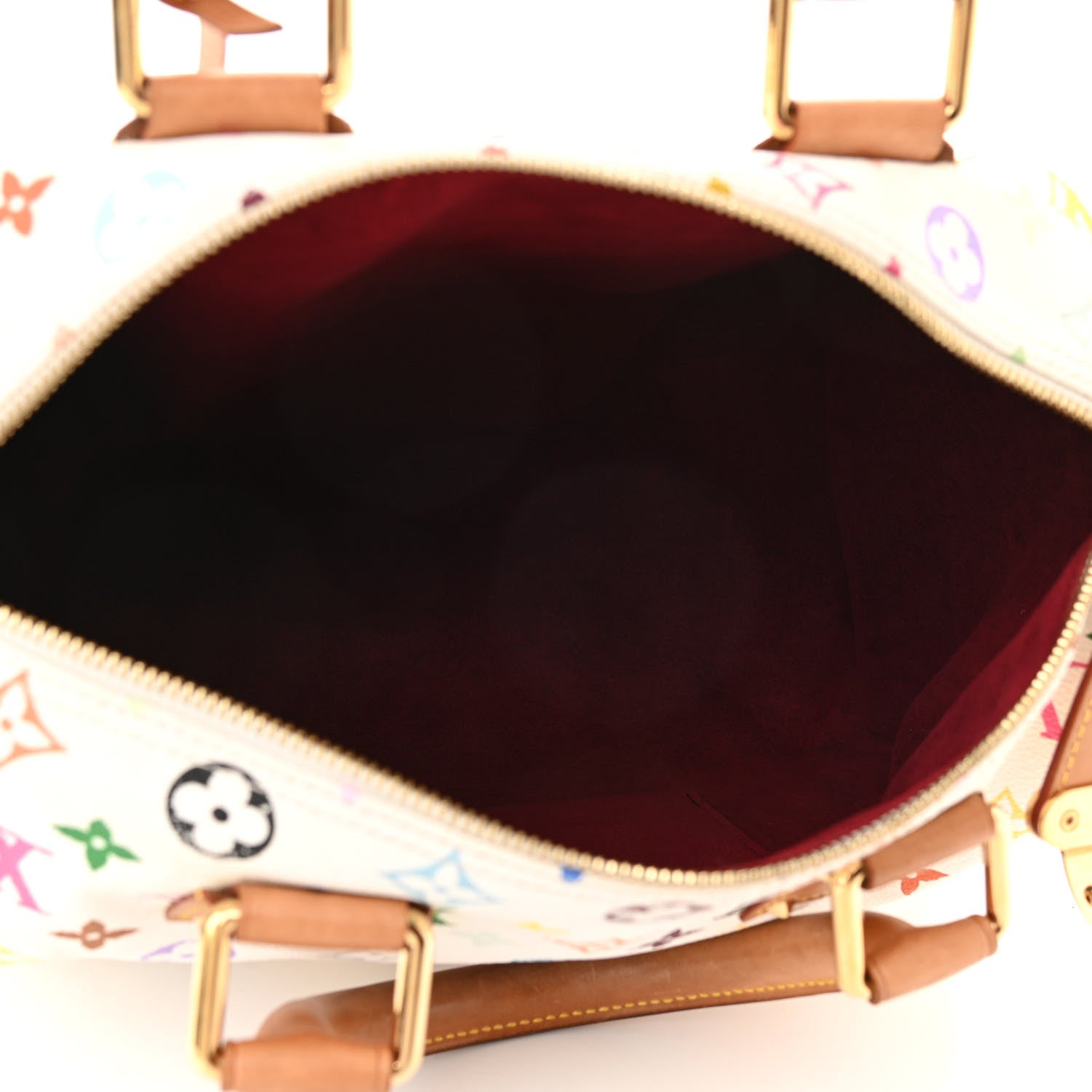 Louis Vuitton Monogram Multicolor Speedy 30 White 5 of 11