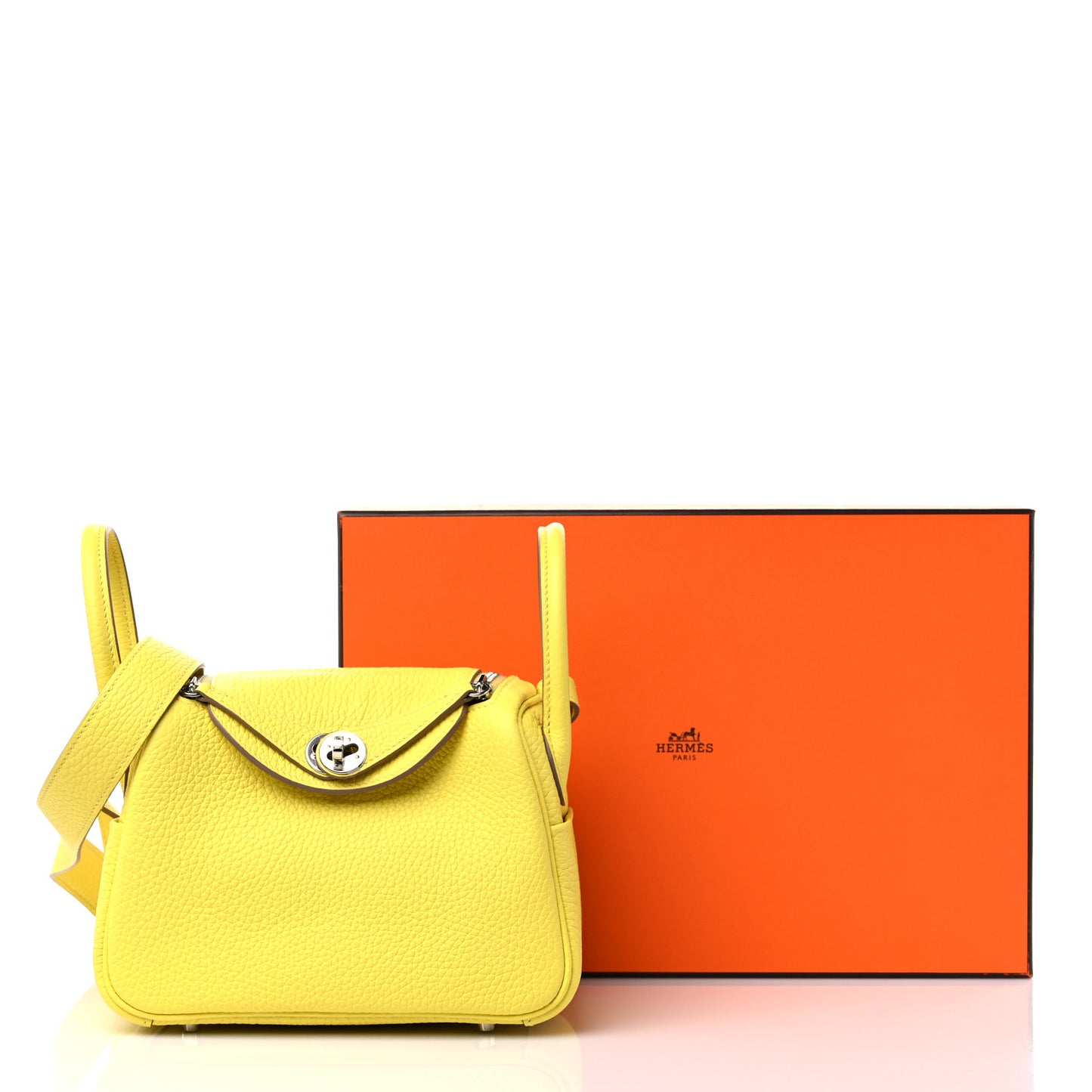 Taurillon Clemence Mini Lindy 20 Lime