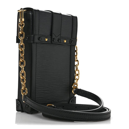 Louis Vuitton Epi Pochette Trunk Verticale Black 3 of 8