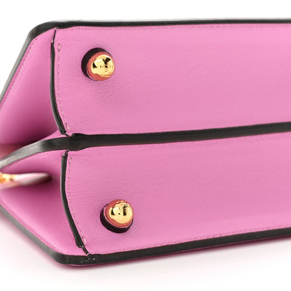 Fendi Shiny Nappa Petite Peekaboo I SEE U Satchel Rosa 10 of 11