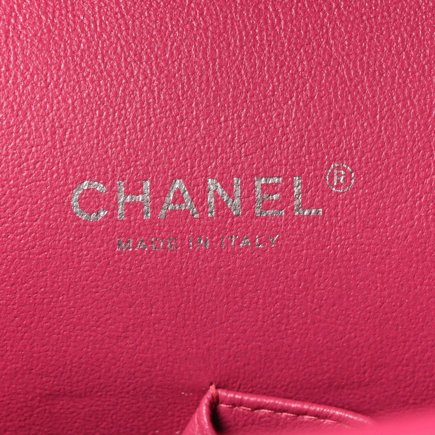 Patent Maxi Quilted Double Flap Dark Pink