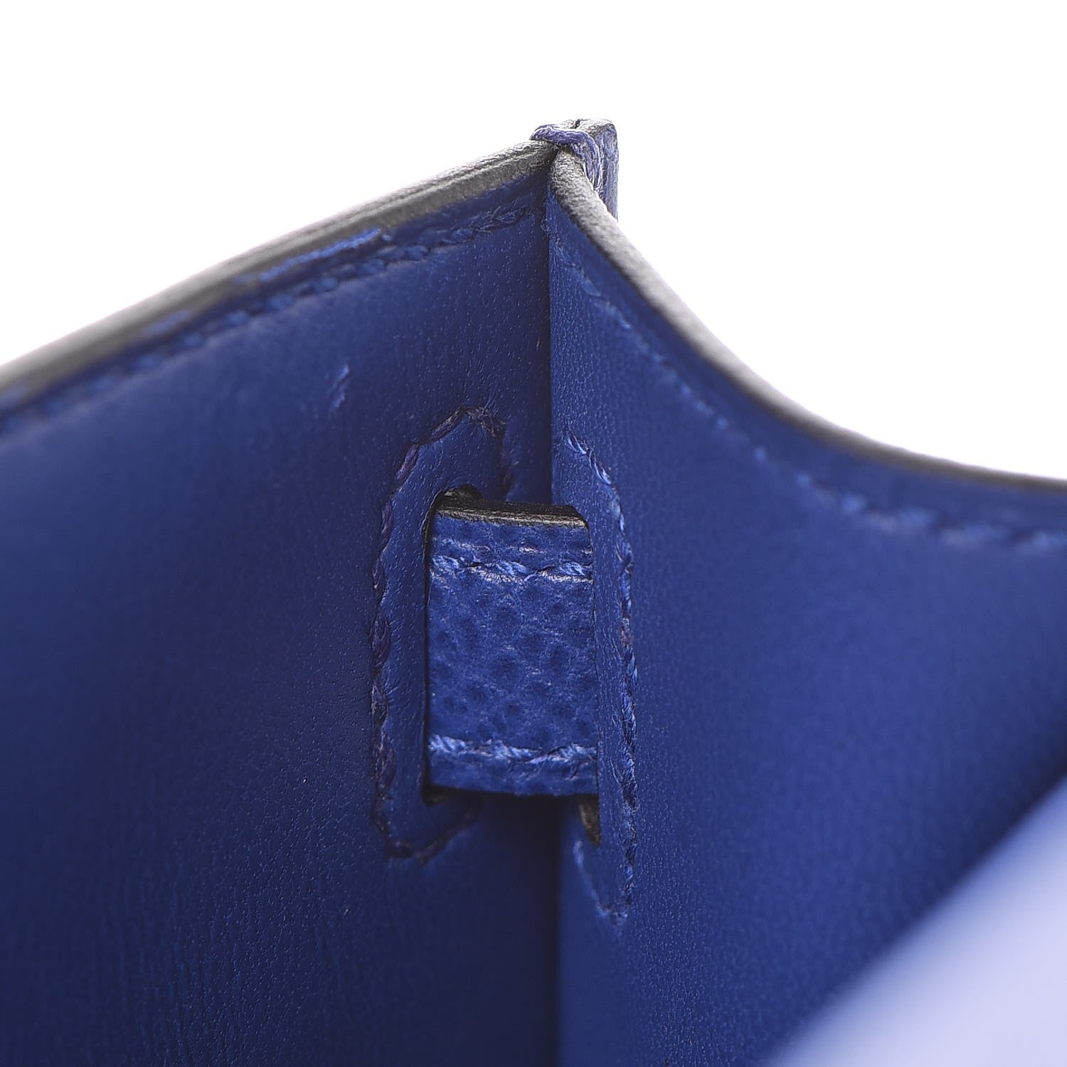 Hermes Epsom Mini Kelly Sellier 20 Bleu Electrique 21 of 25