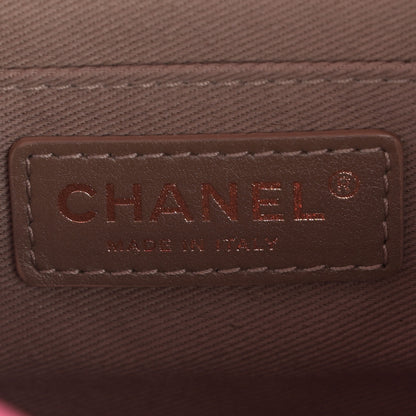 Chanel Goatskin Stitched Casual Trip Single Flap Pink 6 of 11