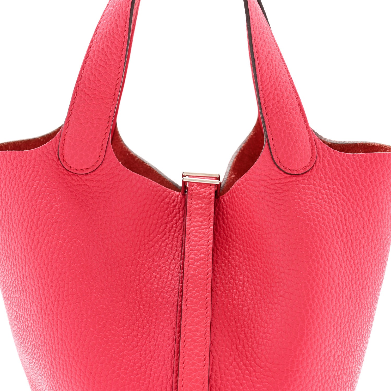 Hermes Taurillon Clemence Picotin Lock 18 PM Rose Extreme 8 of 11