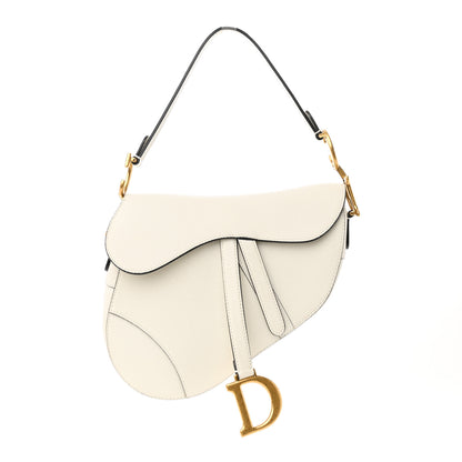 Christian Dior Grained Calfskin Saddle Bag Latte 1 of 15