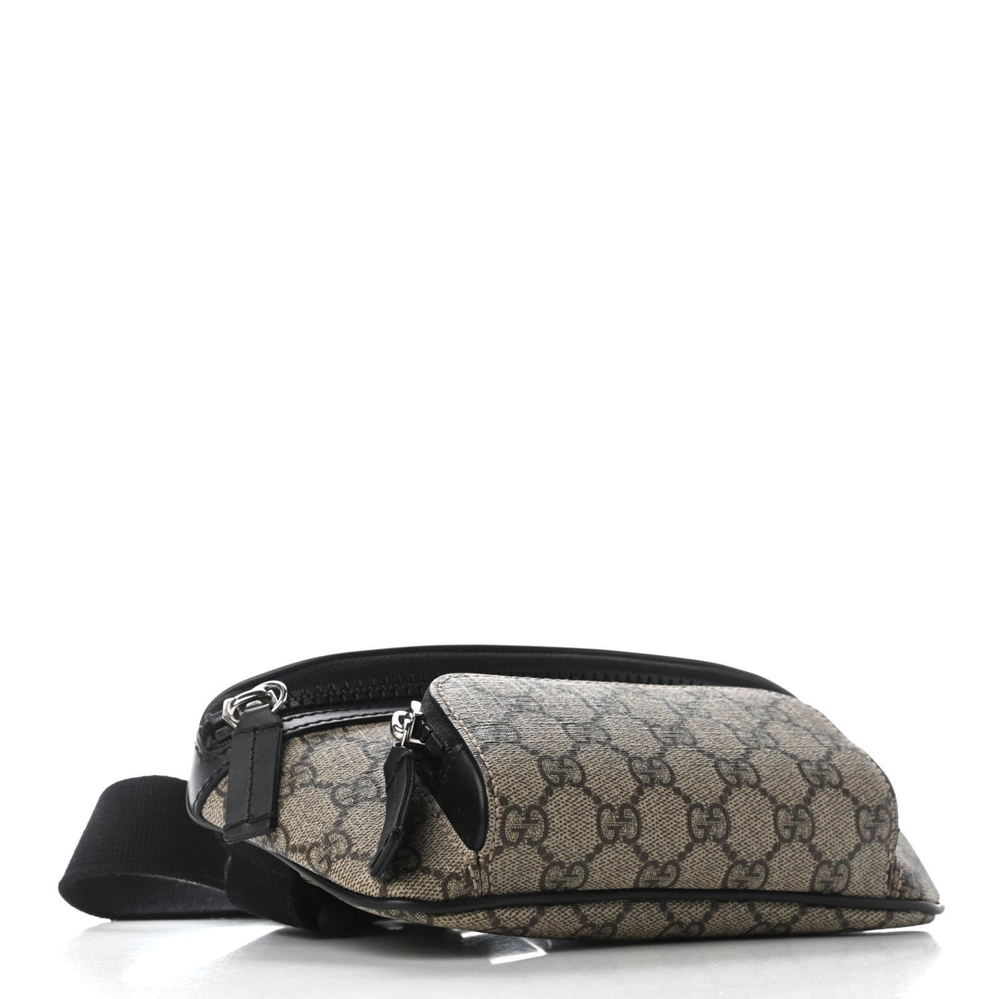 GG Supreme Monogram Belt Bag Black