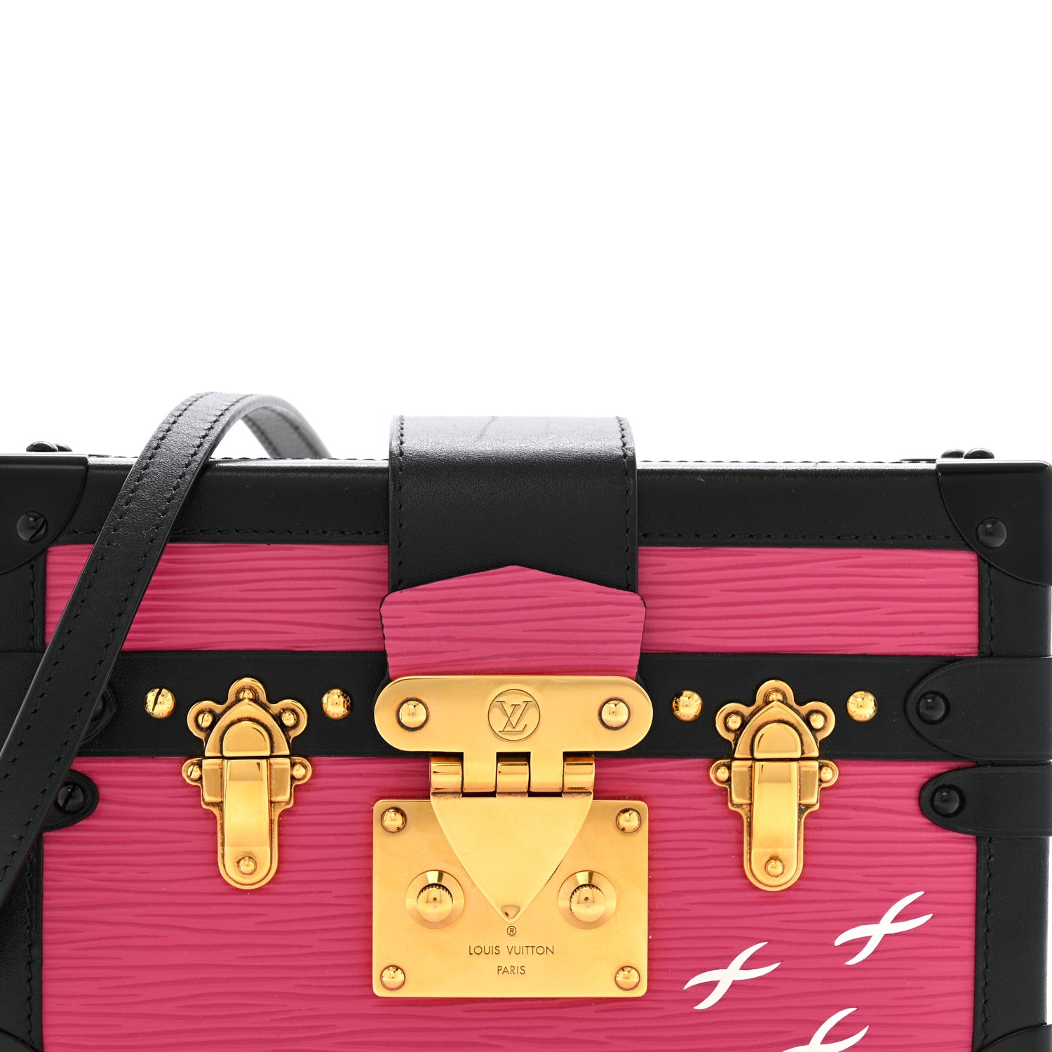 Louis Vuitton Epi Petite Malle Fuchsia Black 7 of 12