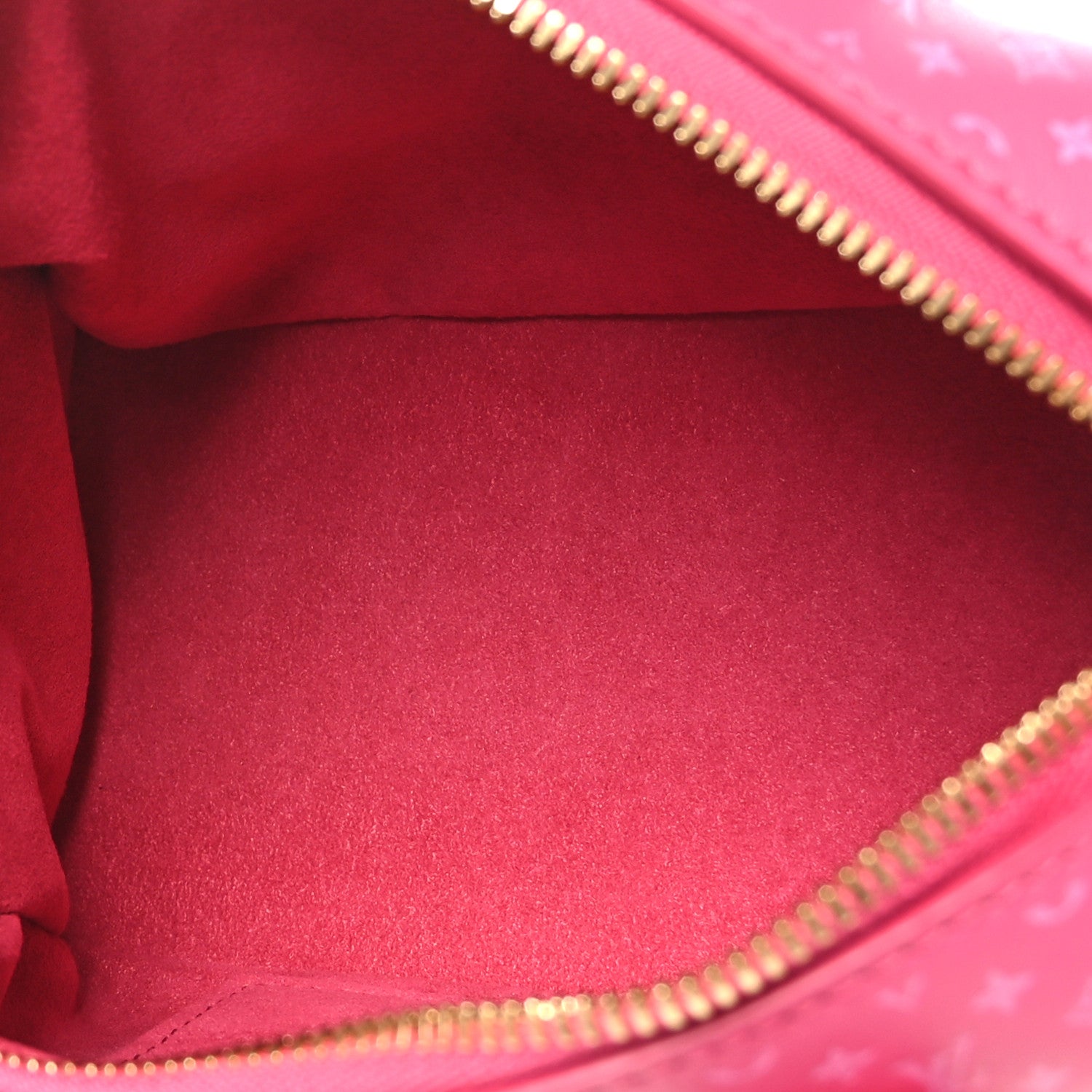 Louis Vuitton Calfskin Nanogram Embossed Speedy Bandouliere 20 Rose 5 of 10