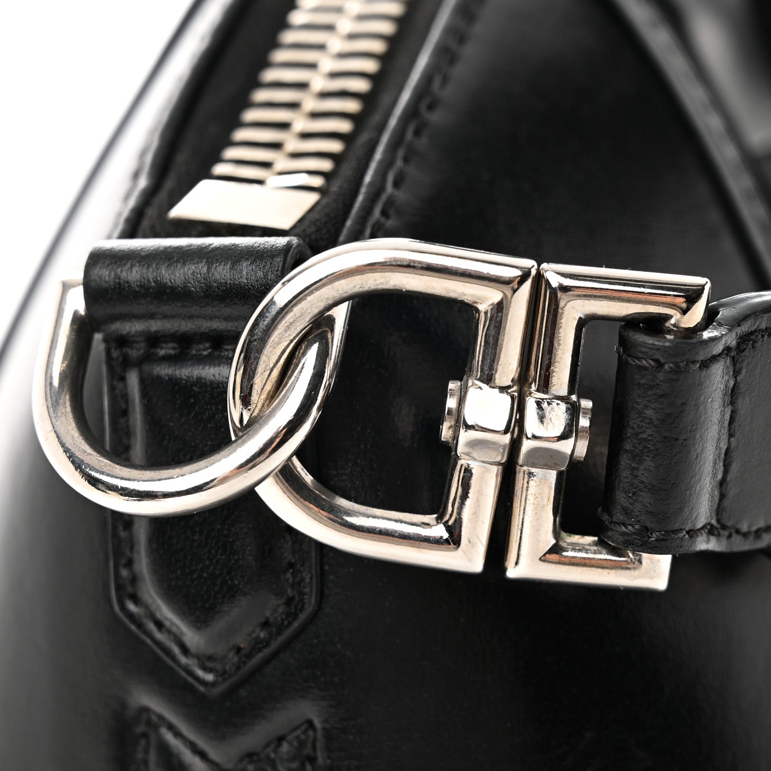 Givenchy Shiny Lord Calfskin Small Antigona Black 14 of 16