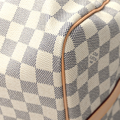 Louis Vuitton Damier Azur Keepall Bandouliere 55 9 of 11