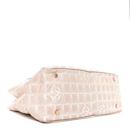 Chanel Nylon Medium Travel Tote Beige 3 of 9