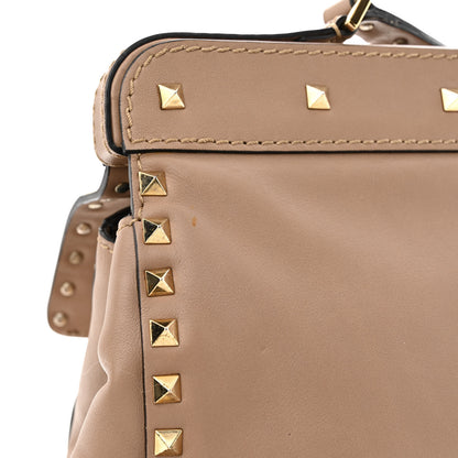 Valentino Garavani Nappa Rockstud Frame Handle Bag Poudre 12 of 12