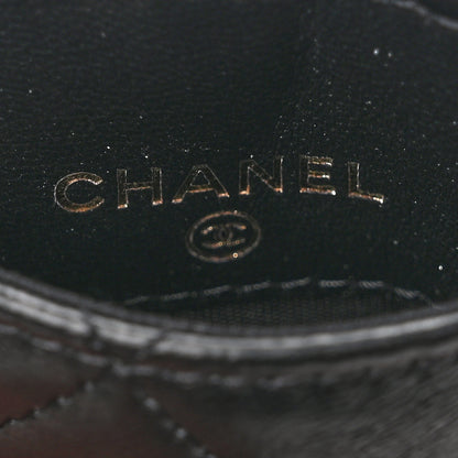 Chanel Pearl Lambskin Pearl Crown CC Wristlet Multi Pouches Black 6 of 11