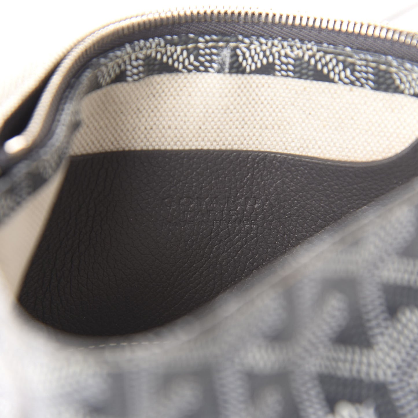 Goyardine Plumet Wallet Clutch Grey