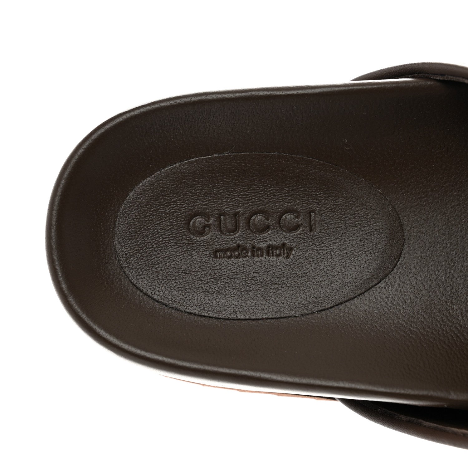 Gucci GG Supreme Monogram Miro Soft Calfskin Womens Horsebit Slippers 38 Beige Ebony New Acero 7 of 9