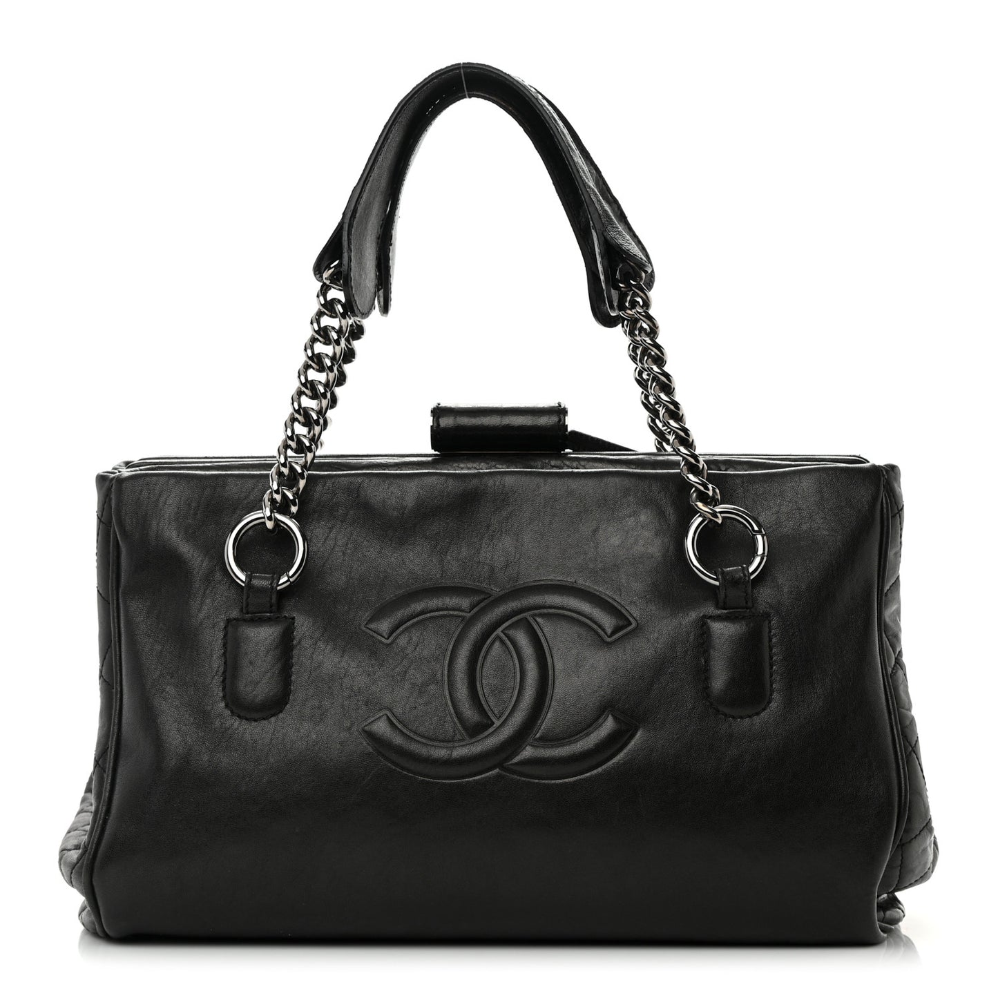 Calfskin Large Perfect Day Tote Black