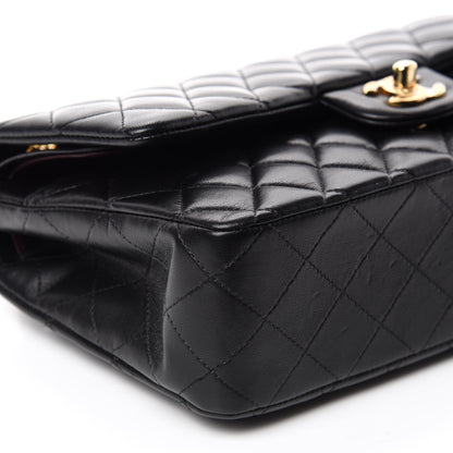 Chanel Lambskin Quilted Medium Double Flap Black 6 of 12