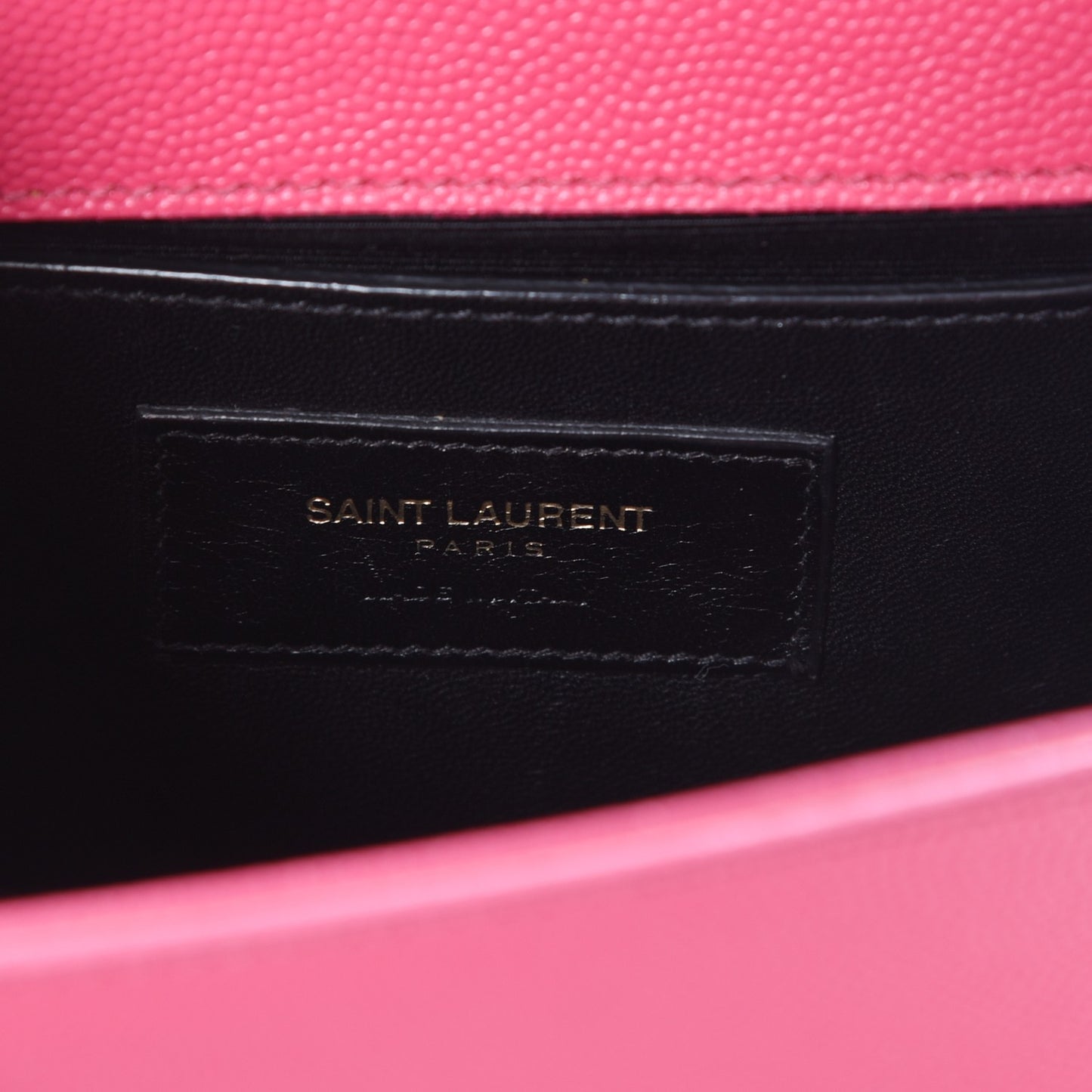 Grain De Poudre Small Monogram Kate Satchel Fuchsia
